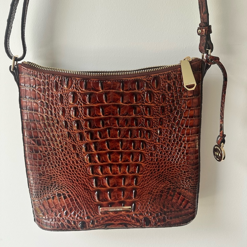 Brahmin Katie Crossbody in Pecan Melbourne - Picture 8 of 14